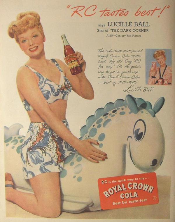 Royal Crown Cola Lucille Ball