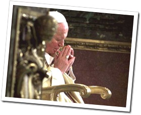 Joao Paulo II meditando