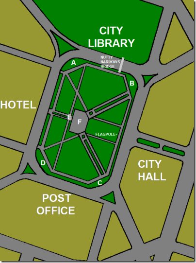 Map of Robert A. Long Park in Longview, Washington