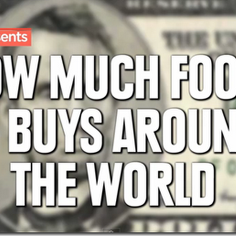 Câte  alimente putem cumpara cu 5 dolari în diferite ţări din lume - Video