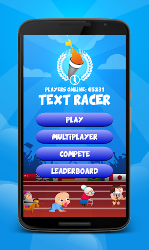 Text Racer Typing Games