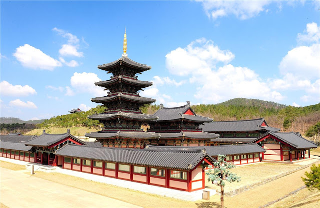 Ngói âm dương tại cung thành triều đại Baekje Ngói âm dương tại cung thành triều đại Baekje