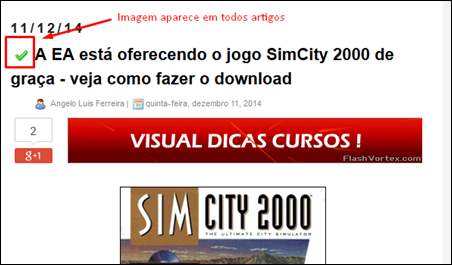 Como colocar imagens no título de uma postagem no Blogger - Visual Dicas