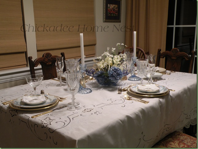 Little Boy Blue Spring Tablescape45