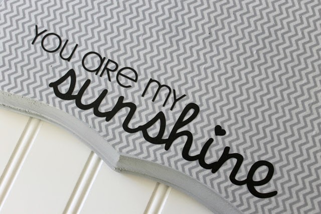 you are my sunshine vinyl lettering