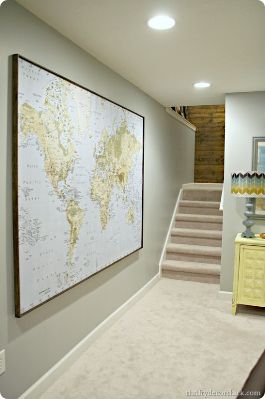 Where In The World Have We Been Map Thrifty Decor Diy And Organizing - Ikea World Map Wall Sticker