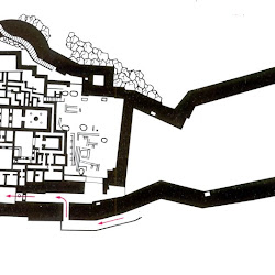 08.- Tirinto, plano de la acrópolis