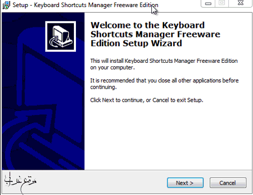 Keyboard Shortcuts Manager Setup