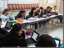 sts on netbooks in class