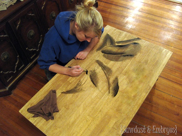 painting with stain