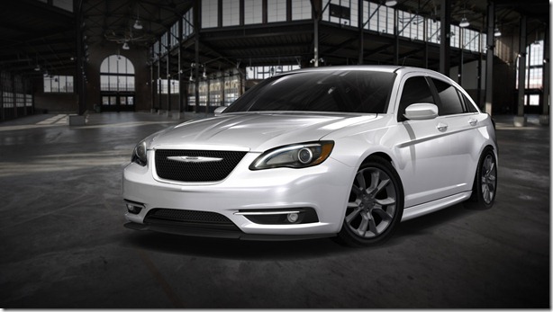 Chrysler 200 Super S by Mopar.  Stage One appearance package amplifies refined styling of Chrysler 200.  Stage Two amplifies performance with coil-over suspension, cold-air intake and cat-back exhaust.