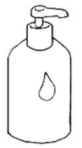 DIBUJOS DE JABONES PARA COLOREAR