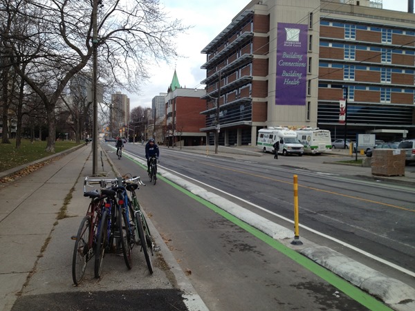 Sherbourne Cycle Track - Toronto