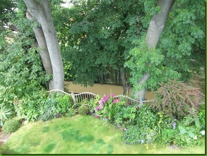 025  The canal through the garden from the North Wall