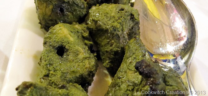 Cafreal green turkey tikka Cafreal green turkey tikka