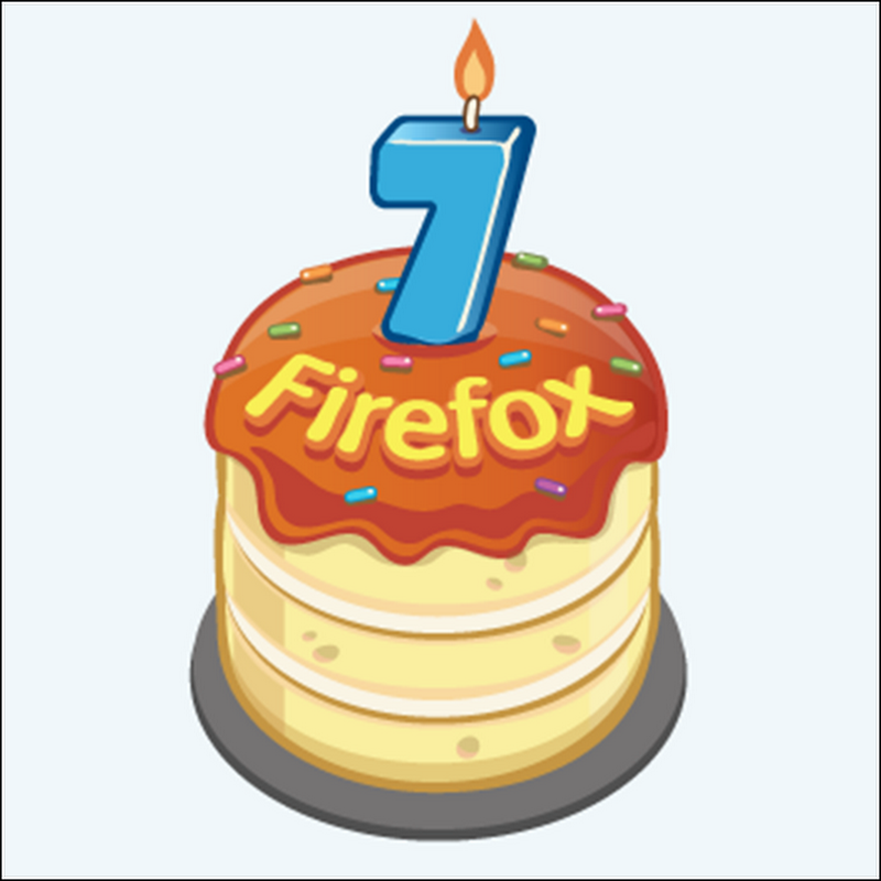 Firefox исполнилось семь лет!
