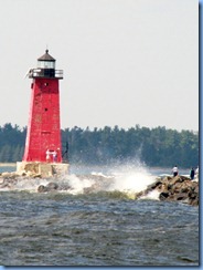 4844 Michigan - Manistique, MI - US-2 - Manistique East Breakwater Lighthouse