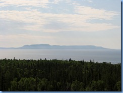 7987 Ontario Trans-Canada Highway 17 (TC-11) Thunder Bay - Terry Fox Scenic Lookout - view Sleeping Giant island