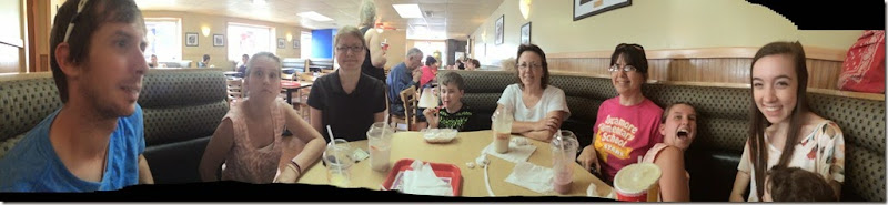 Family at DQ double Shelby 5 22 14