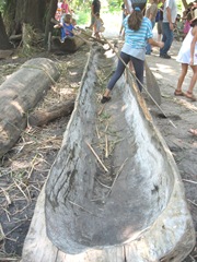 Plimoth Plant hollowed out tree boats4