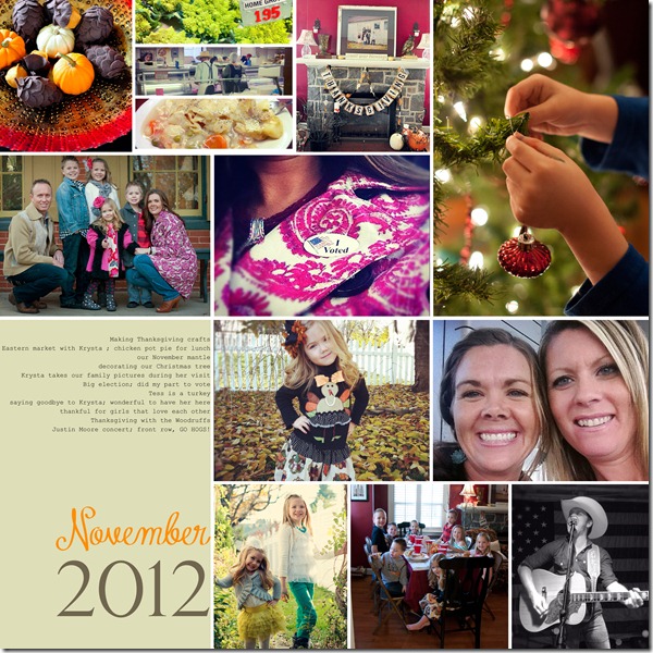 November collage 2012
