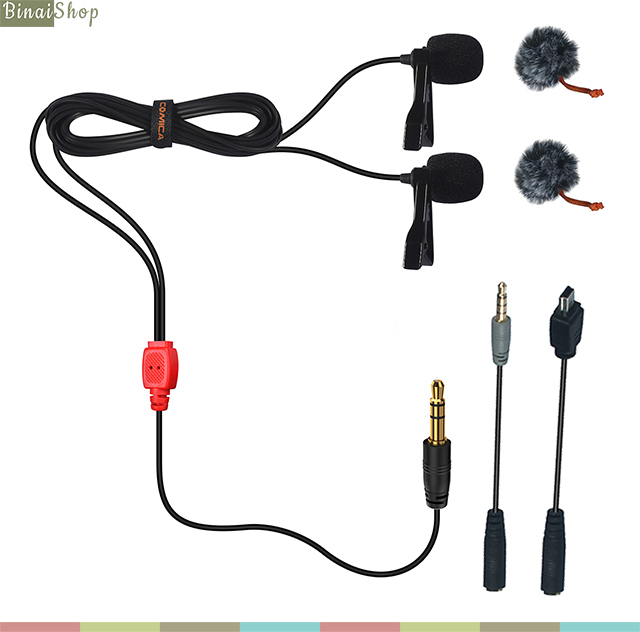 Micro cho điện thoại Comica CVM-02 Dualmic