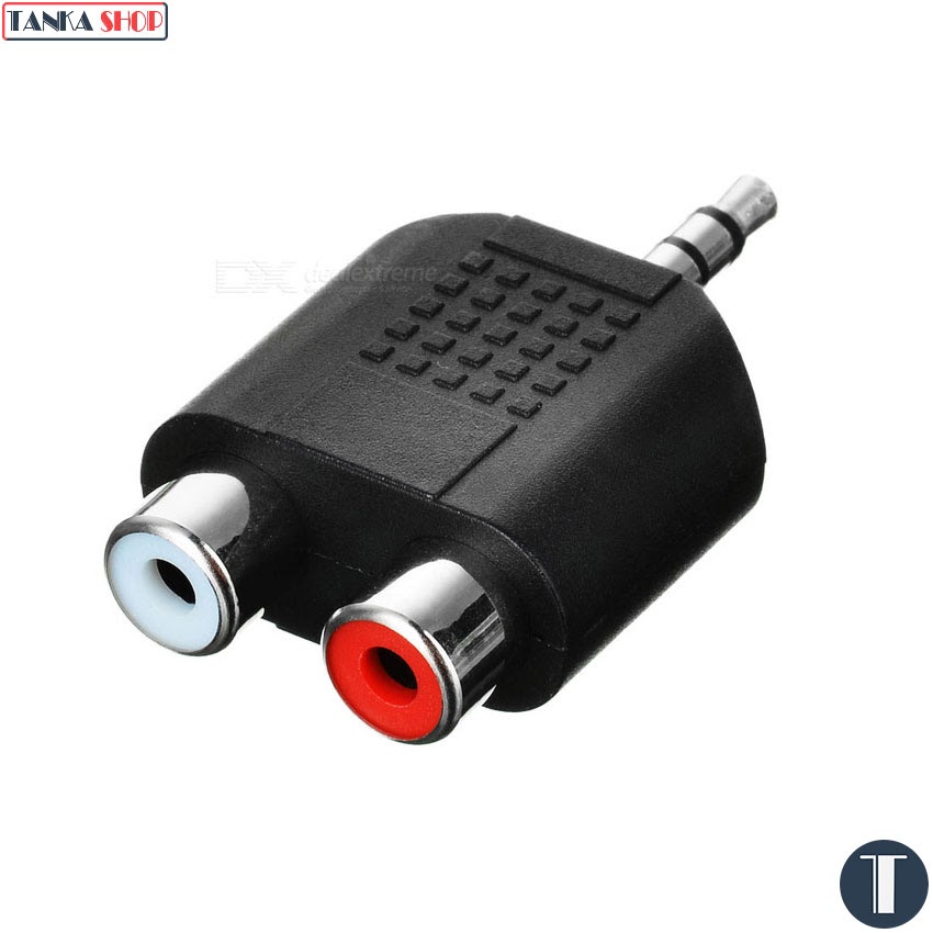 Jack chuyển RCA Jack chuyển 2 đầu bông sen RCA sang 3.5mm