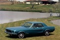Blue 1968 Ford Mustang Hardtop