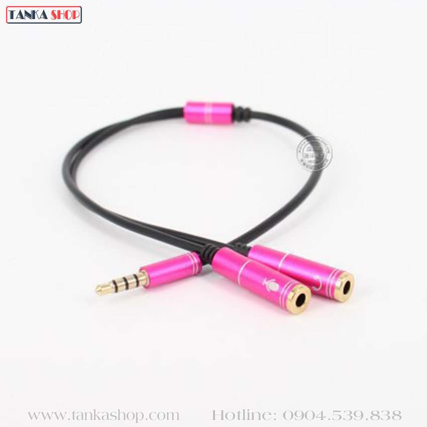 Cáp chia audio và micro JSJ C2-1