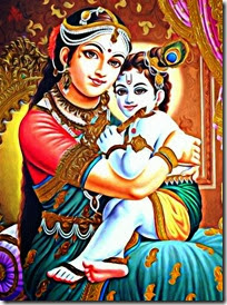 [Lord Krishna with mother Yashoda]