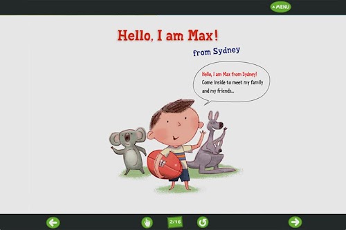 Android application Hello, I am Max from Sydney screenshort