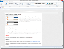 Windows live Editor Preview