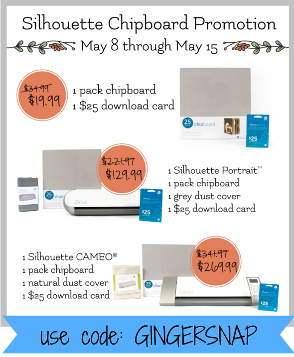 Silhouette Promotion for May 2013 #silhouette #cameo