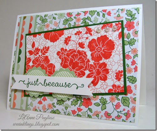 LeAnne Pugliese WeeInklings Hello Darling Stampin Up A Dozen Thoughts Stampin UP