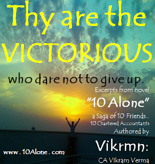 10 Alone by Vikrmn Thy are the VICTORIOUS CA Vikram Verma