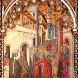 118 - Hermanos Delli - Retablo de la visitación de la Catedral vieja de Salamanca