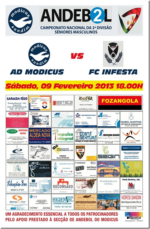 AD MODICUS vs FC INFESTA