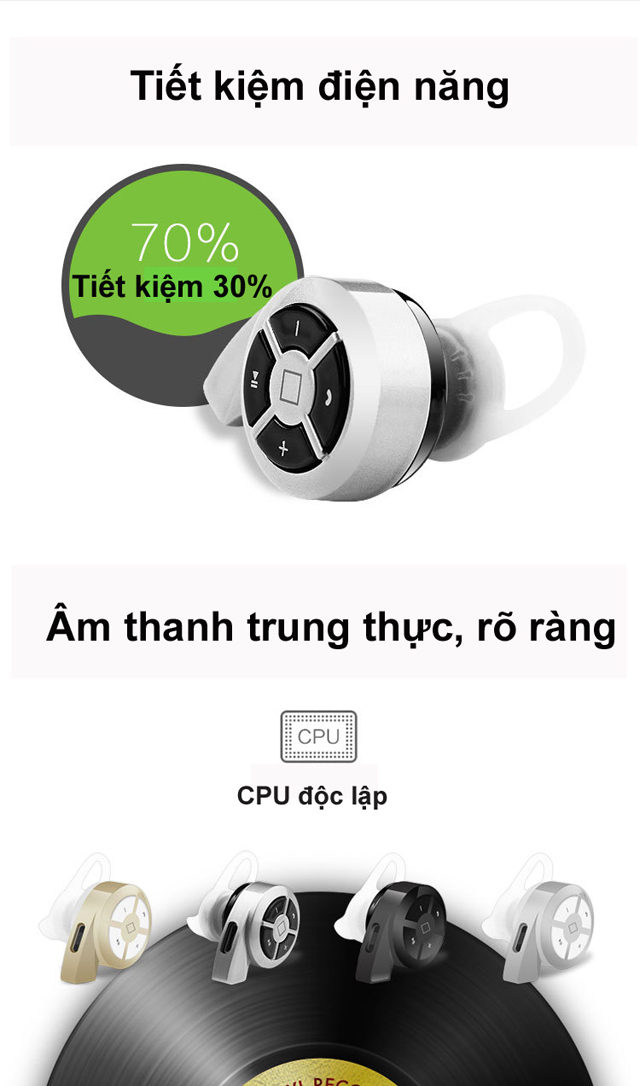 Tai nghe bluetooth mini Q6 Waniu