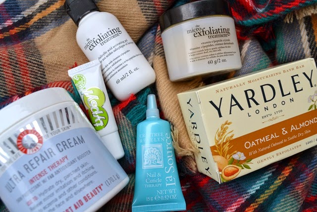 Winter Must Haves Review First Aid Beauty Lypsyl Philosophy Yardley Crabtree