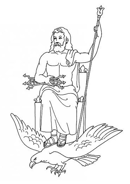 Colorear Dibujos De Zeus