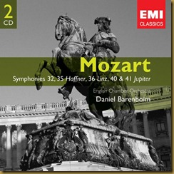 Mozart 40 Barenboim English Chamber EMI Mozart 40 Barenboim English Chamber EMI