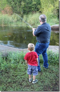 Fishing with Uncle Pat