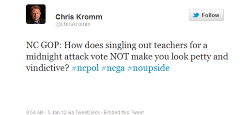 Twitter - @chriskromm- NC GOP- How does singling ..._1325777950207