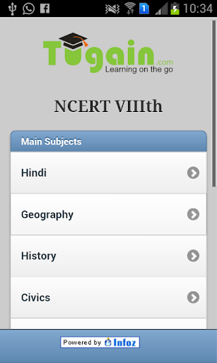 【免費教育App】Tugain NCERT VIII-APP點子