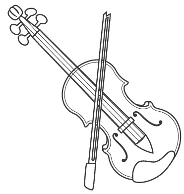 picture Violín Dibujo Para Colorear dibujos de violines para colorear