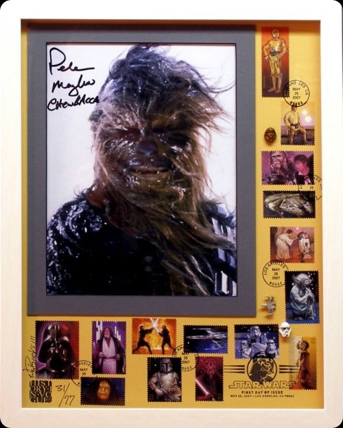 cool star wars photos peter mayhew chewbacca stamps