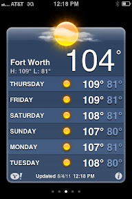 Texas temperature