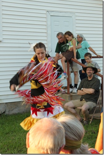 Pawnee Woman Dances at Great Plains Yearly Meeting