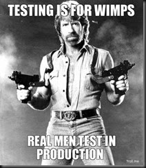 Sorry Chuck!  I'll stick with testing and leave prduction to you...
