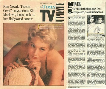 1986-10-05_The Times TV Update_Kim Novak, Falcon Crest's mysterious Kit Marlowe, looks back at her Hollywood career